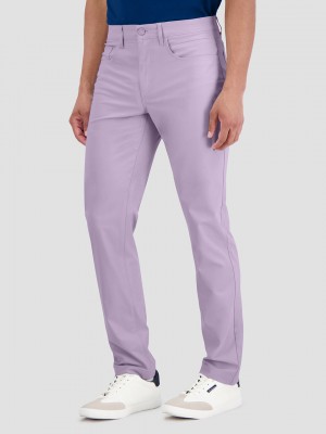 Kalhoty Ben Sherman 4Way Stretch Tech Long Fialové | WDT798043