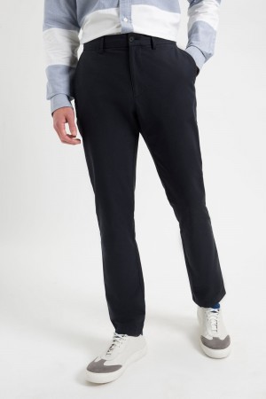 Kalhoty Ben Sherman Everyday Slim Fit Chino Černé | GXO895267