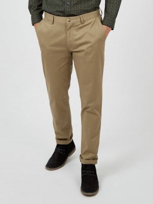 Kalhoty Ben Sherman Signature Slim Stretch Chino Šedé | SVE243016