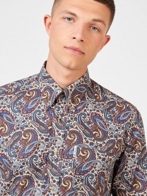 Košile Ben Sherman Signature Paisley Viacfarebný | RPN309278