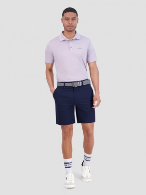 Polo Triko Ben Sherman Solid Air Pique Sports Fit Fialové | WCM179643