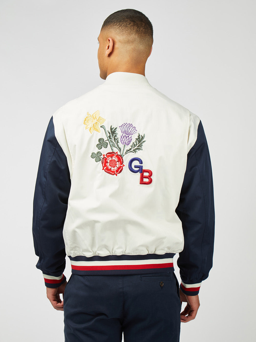 Bundy Ben Sherman Team GB Commercial Bomber Bílé | UDL467932