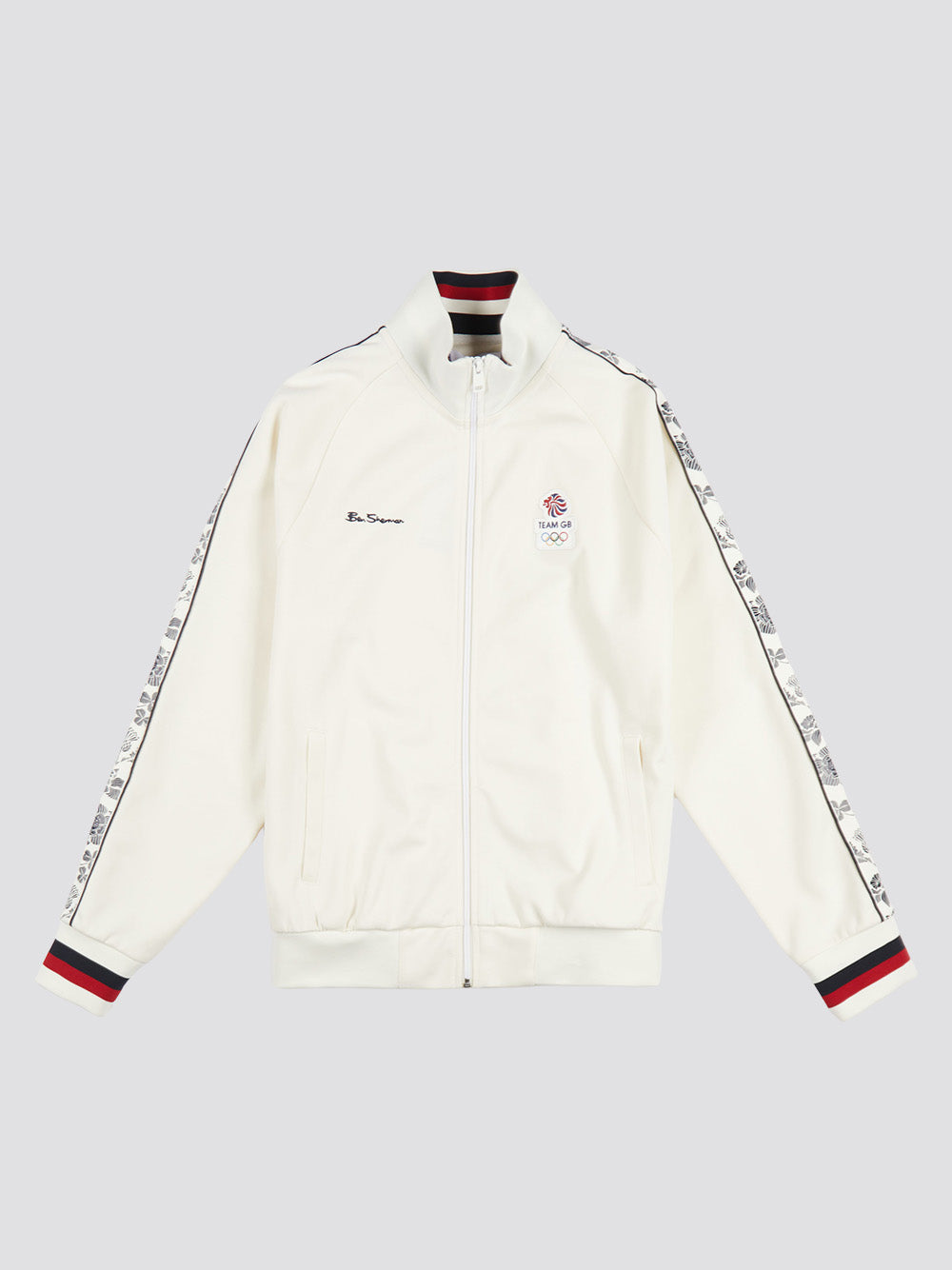 Bundy Ben Sherman Team GB Taped Track Top Bílé | XNH127039