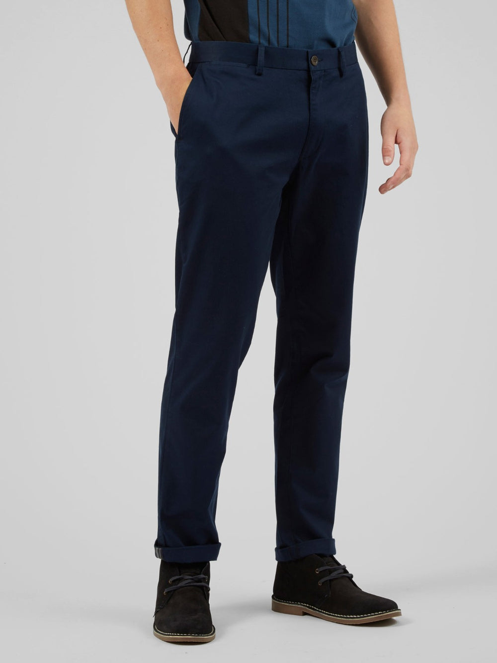 Kalhoty Ben Sherman Signature Slim Stretch Chino Tmavě Blankyt | MVY135079