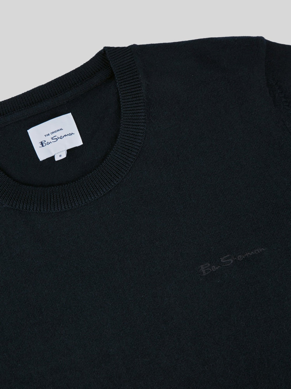 Knitwear Ben Sherman Signature Crewneck Černé | KXD965238