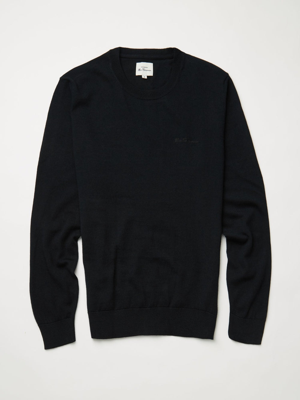 Knitwear Ben Sherman Signature Crewneck Černé | KXD965238