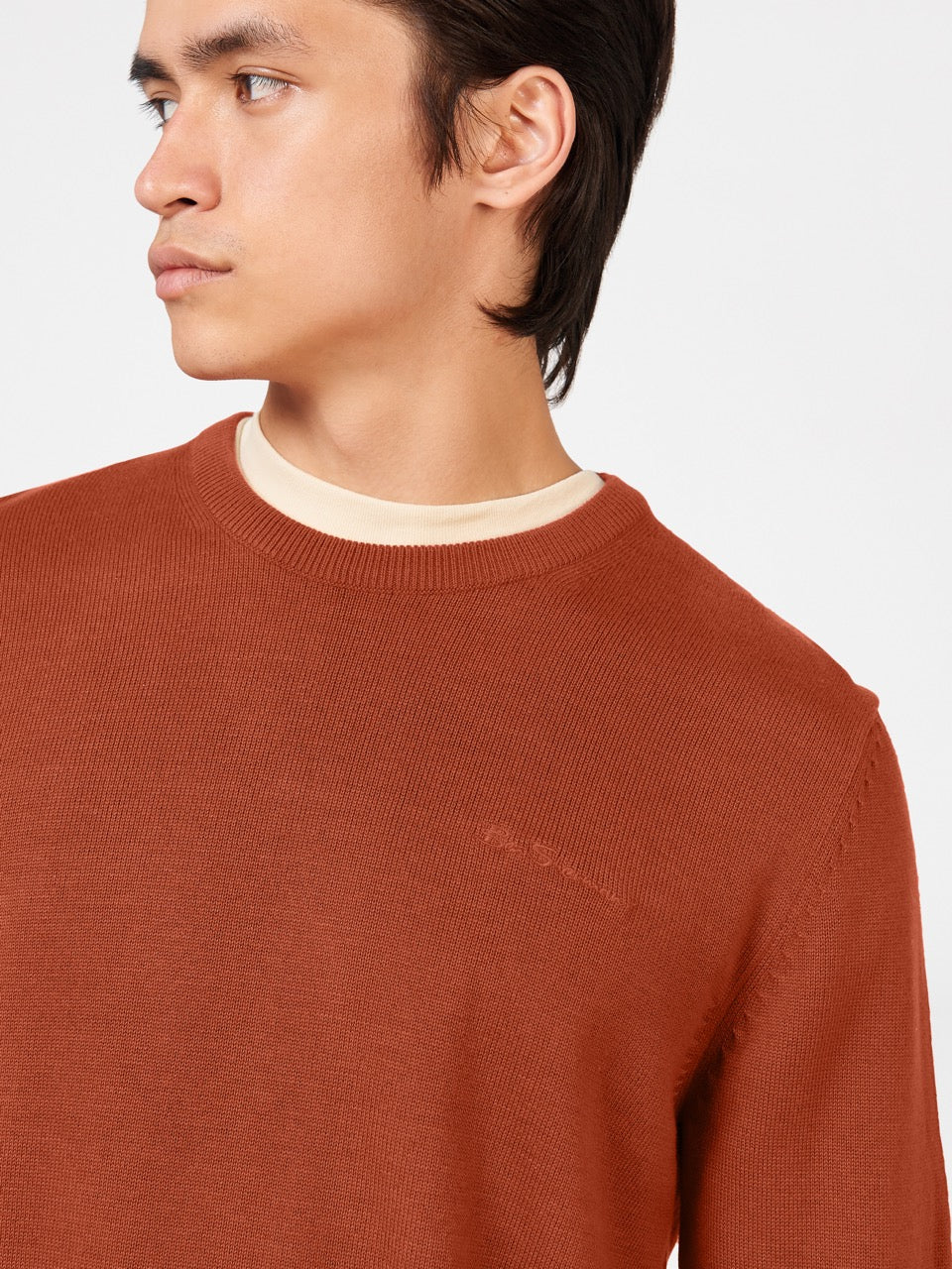 Knitwear Ben Sherman Signature Crewneck Oranžové | WCJ812046