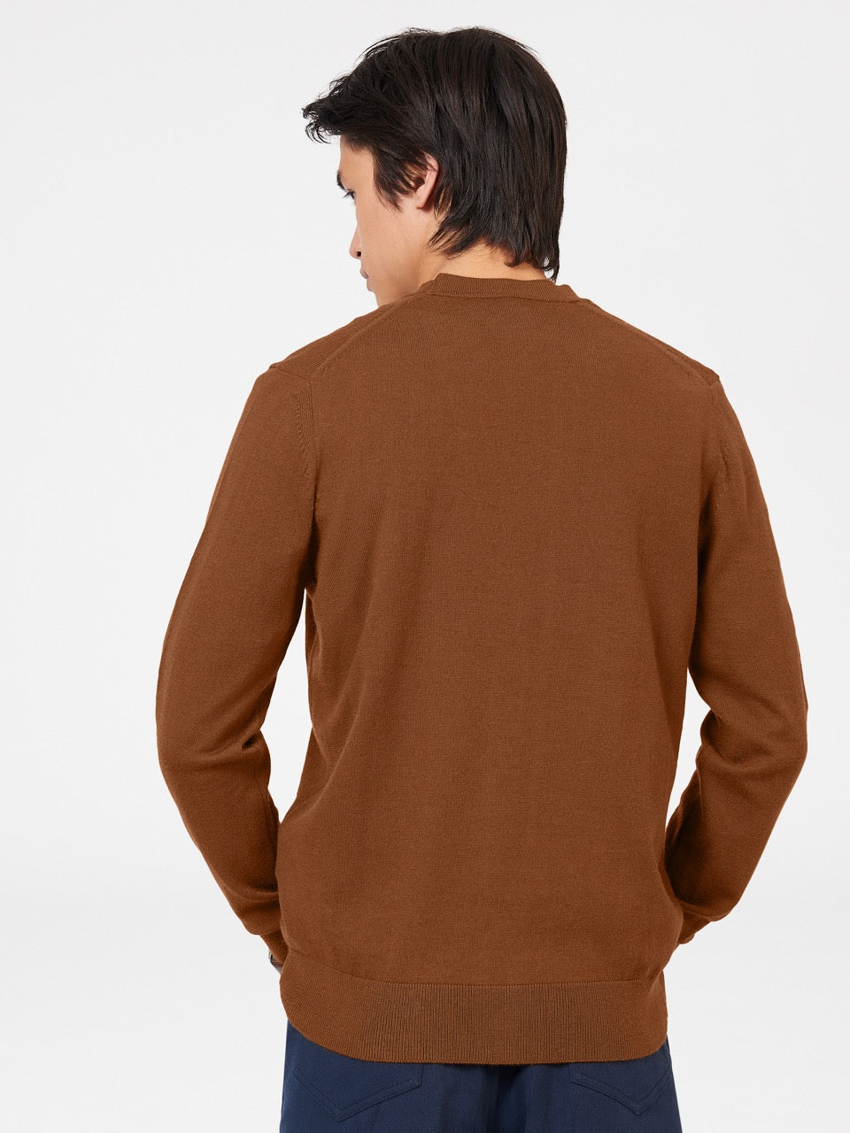 Knitwear Ben Sherman Signature Merino Cardigan Hnědé | FBL302769