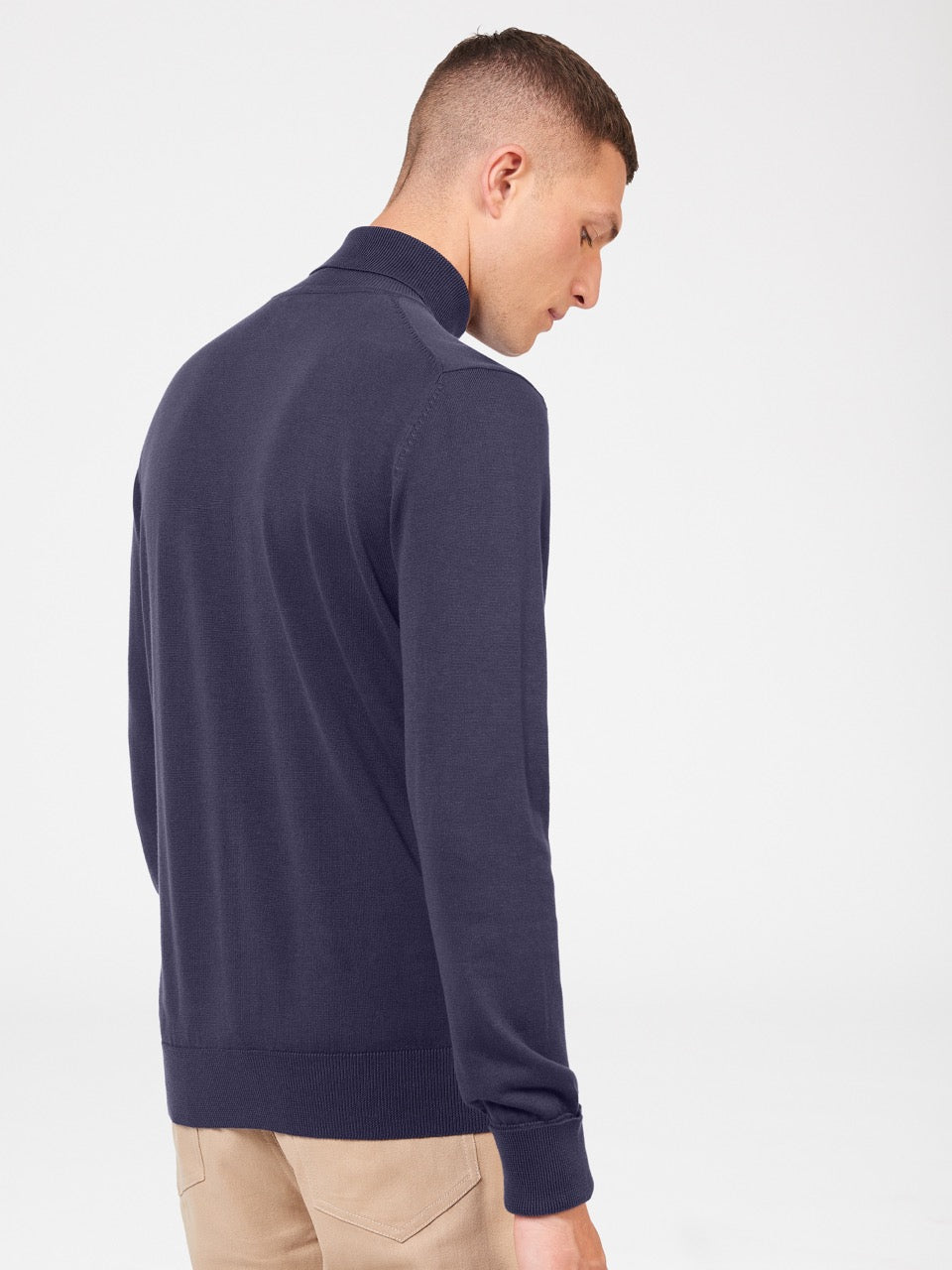 Knitwear Ben Sherman Signature Roll Neck Fialové | OGN632705