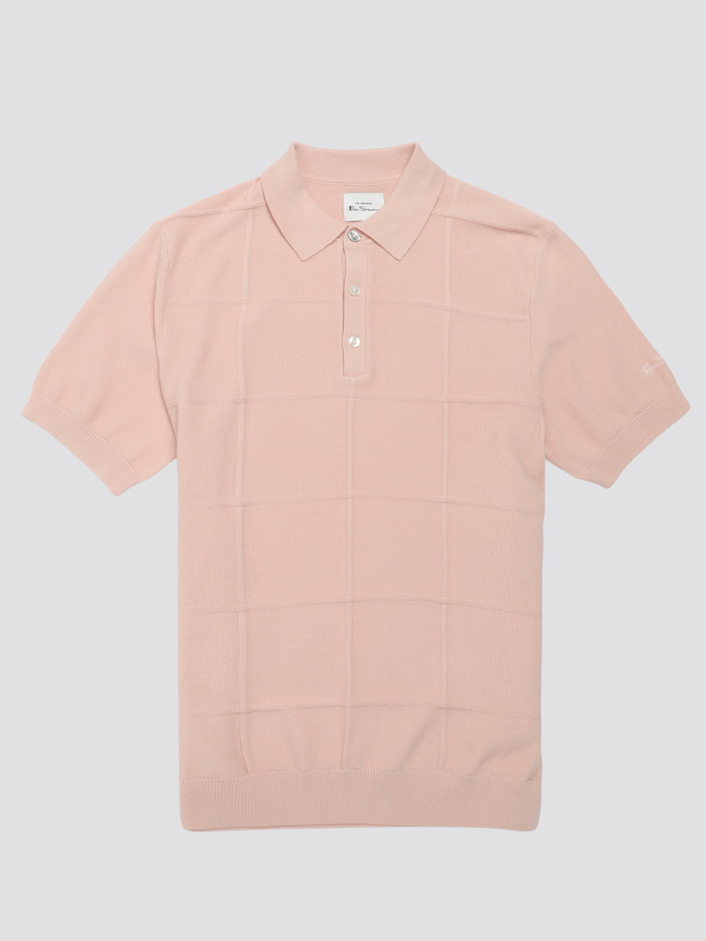 Knitwear Ben Sherman Signature Textured Polo Růžové | LNQ871635