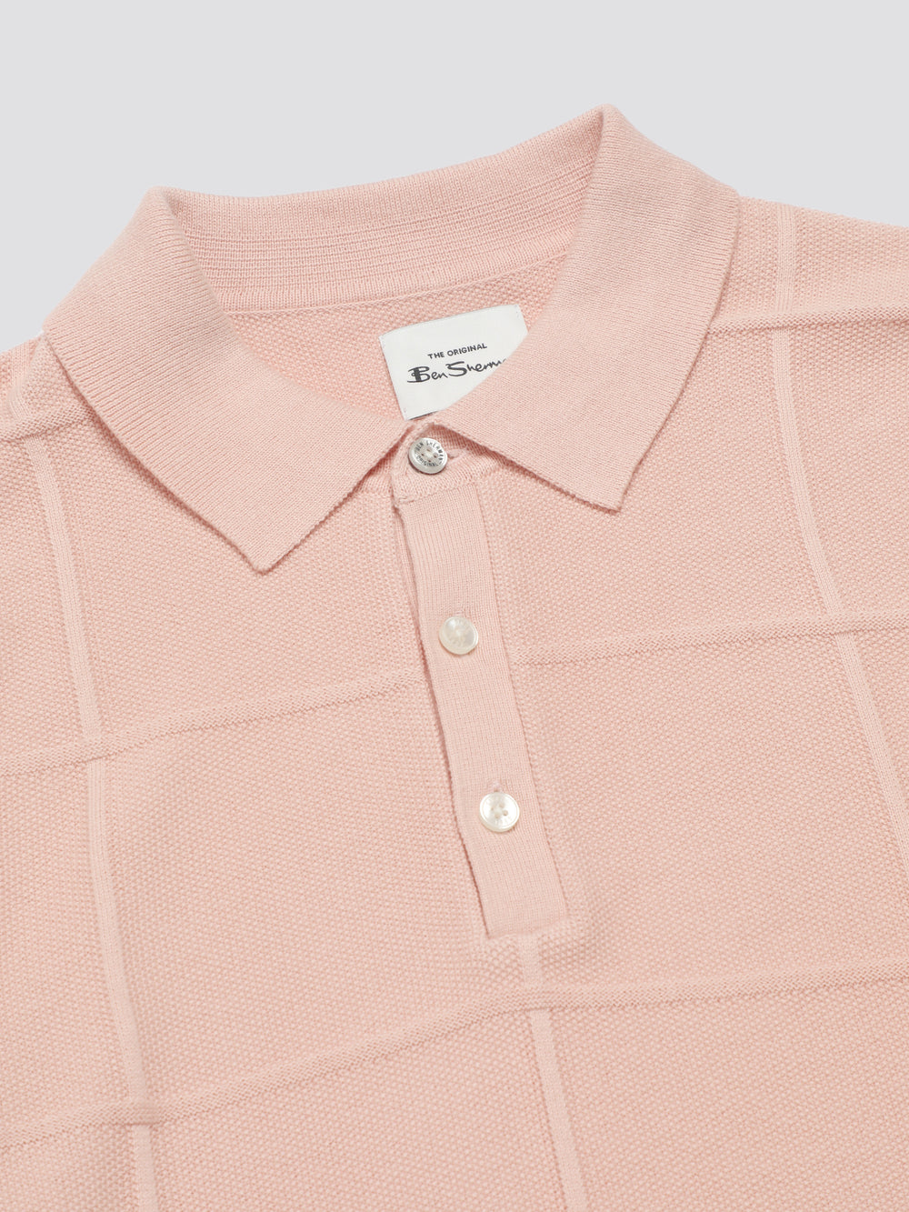 Knitwear Ben Sherman Signature Textured Polo Růžové | LNQ871635