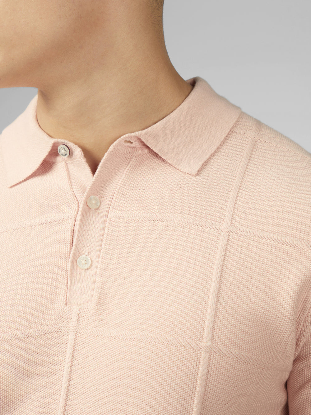 Knitwear Ben Sherman Signature Textured Polo Růžové | LNQ871635