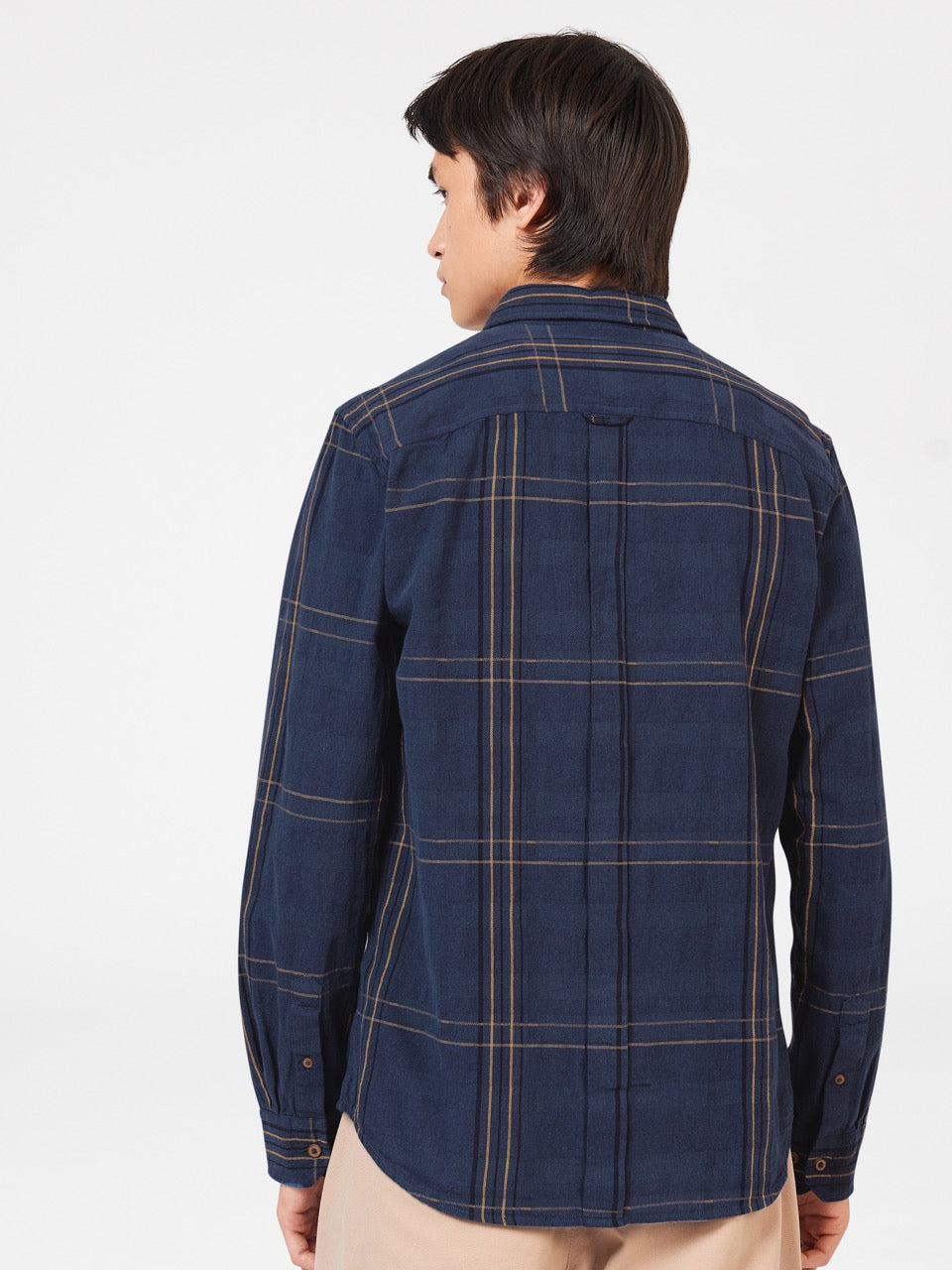 Košile Ben Sherman B by Ben Sherman Indigo Check Indigo | ZUI245183