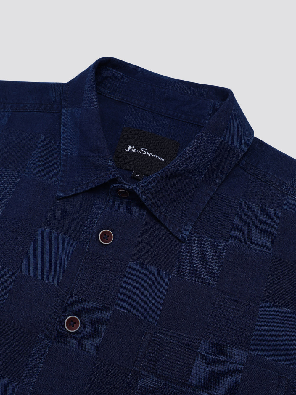 Košile Ben Sherman B by Ben Sherman Indigo Check Tmavě Blankyt | FXP356014