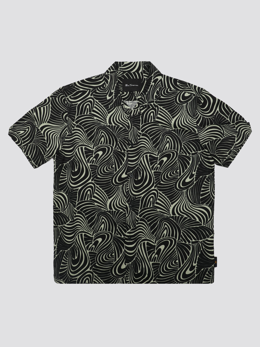 Košile Ben Sherman B by Ben Sherman Psychedelic Swirl Print Mátově Zelená | AGV351892