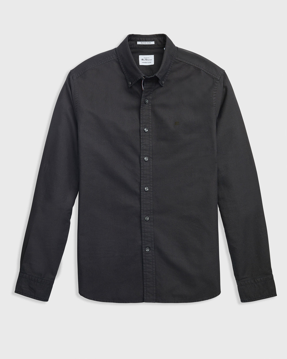 Košile Ben Sherman Beatnik Oxford Garment Dye Černé | WDX138670