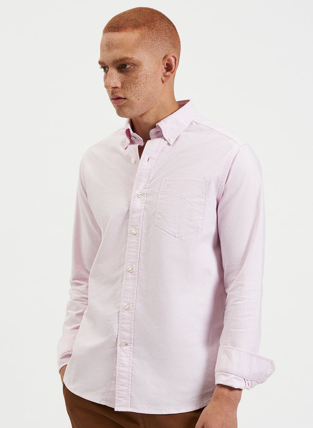 Košile Ben Sherman Brighton Oxford Organic Růžové | WNS475169