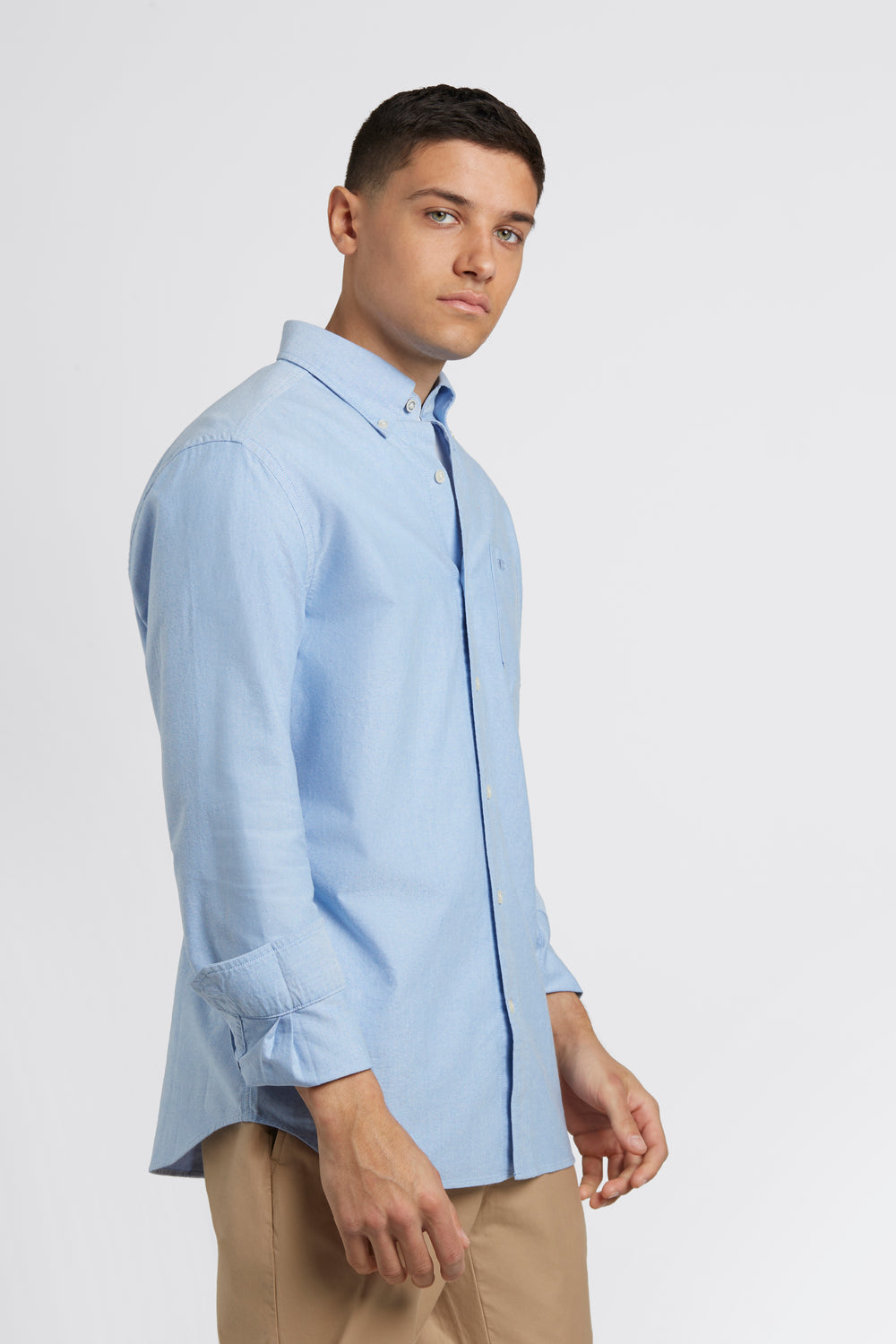 Košile Ben Sherman Brighton Oxford Organic Blankyt | TKA023748