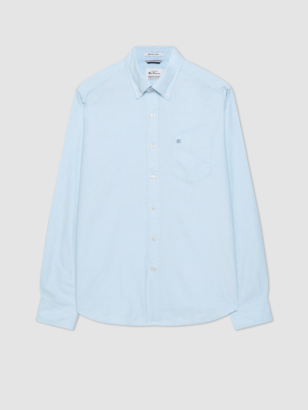 Košile Ben Sherman Brighton Oxford Organic Blankyt | SMK573128