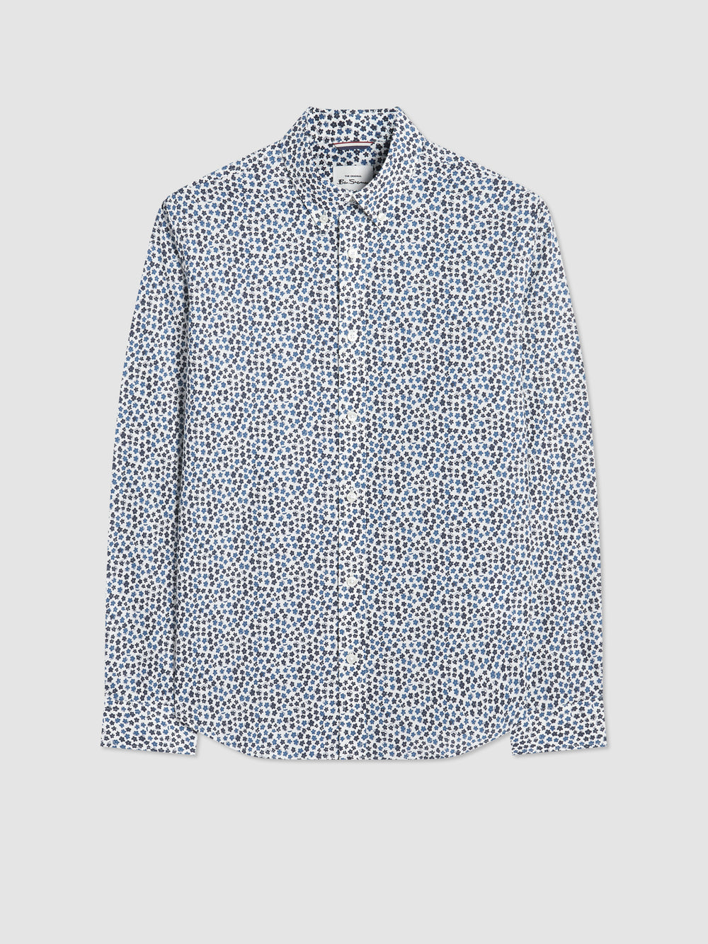 Košile Ben Sherman Ditsy Floral Print Long Sleeve Bílé | DNB643195