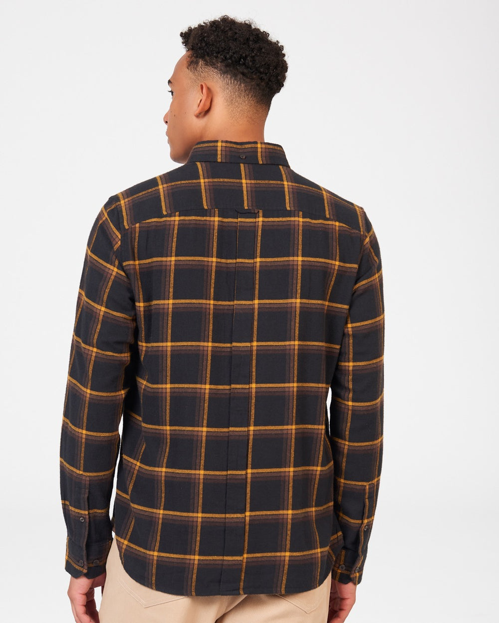 Košile Ben Sherman Oversized Brushed Check Černé | MAF706983