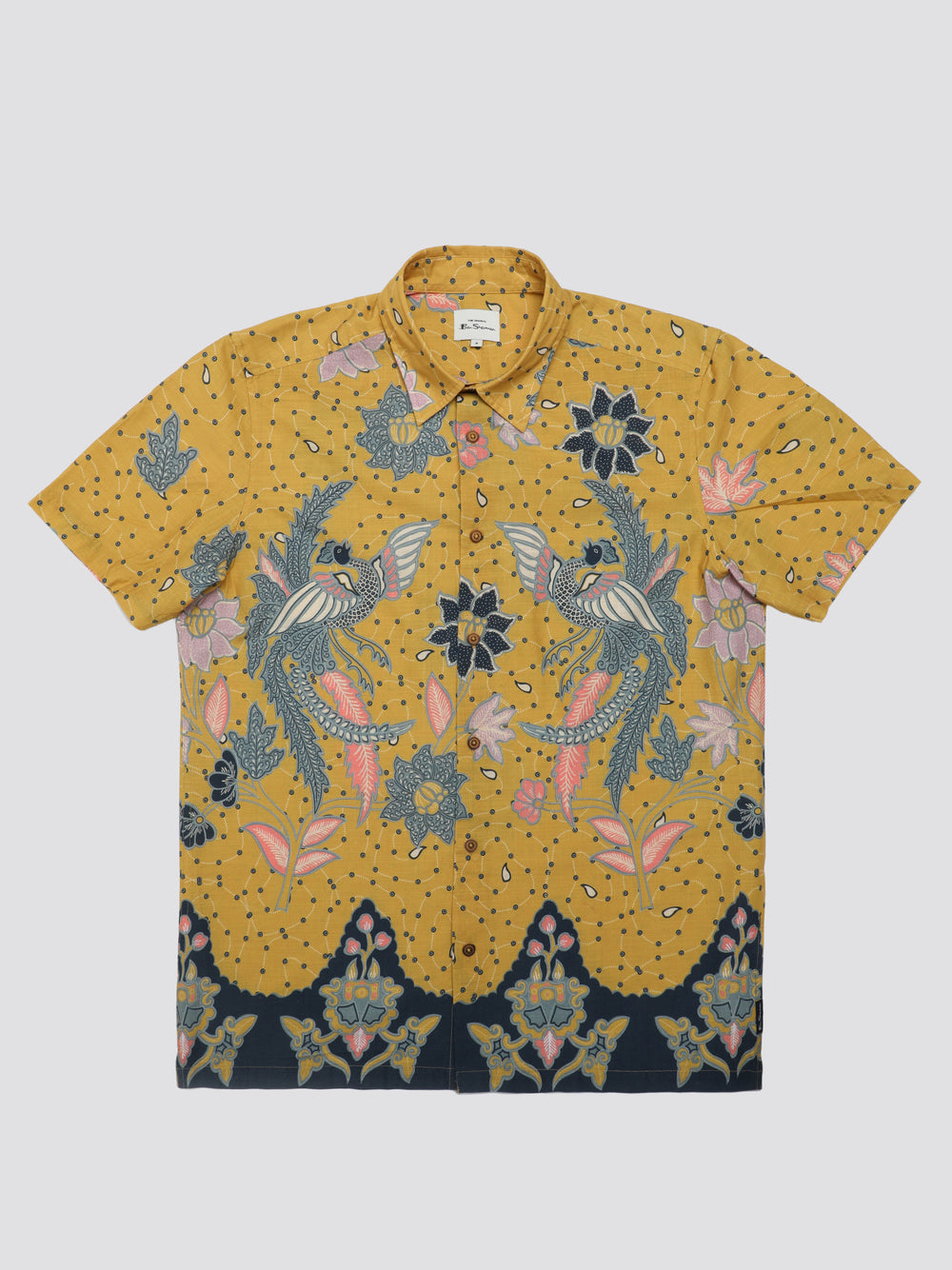 Košile Ben Sherman Signature Abstract Botanical Print Žluté | NJE082697