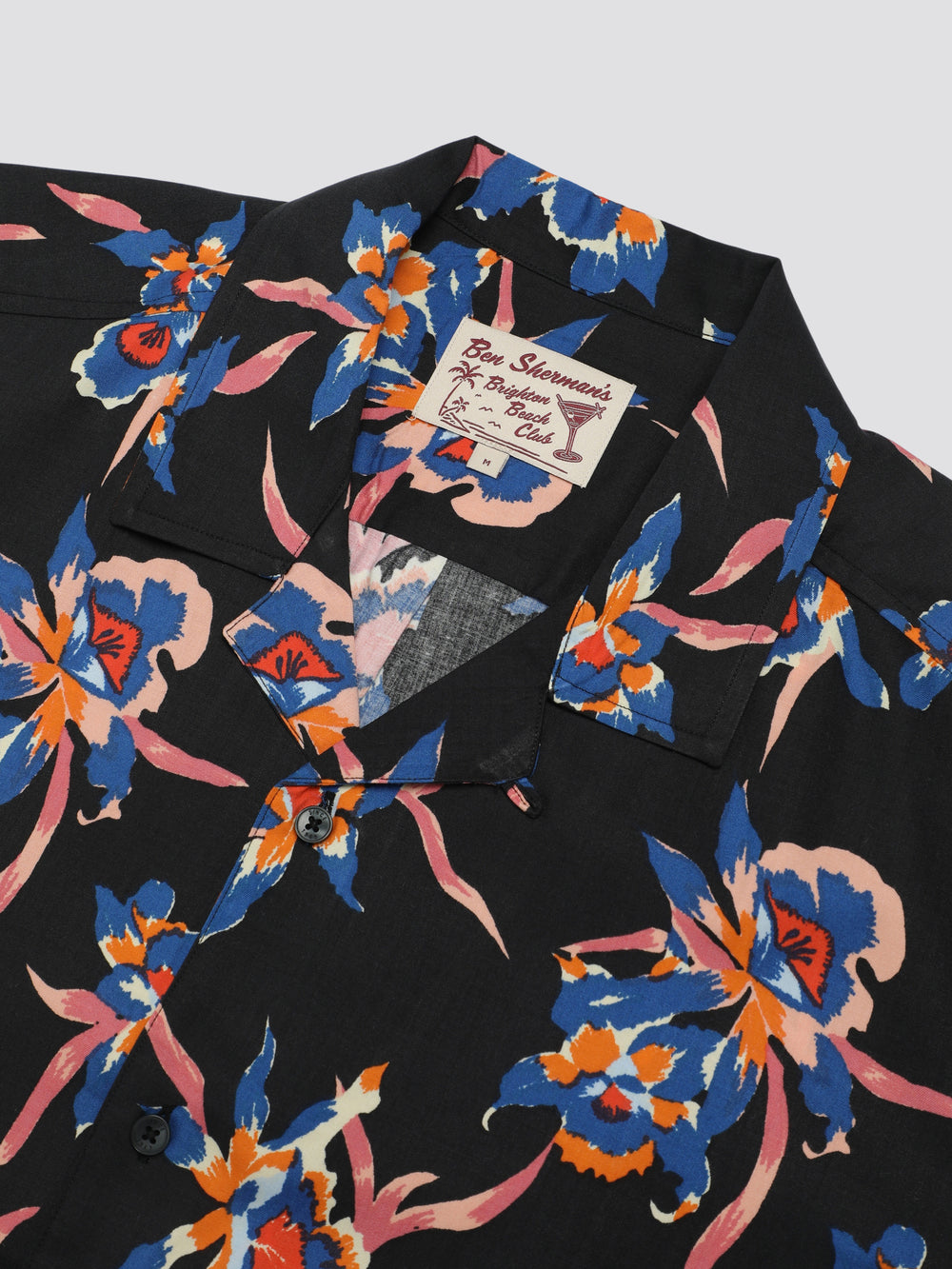 Košile Ben Sherman Signature Botanical Print Černé | JTK056387