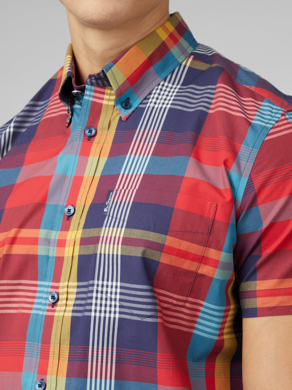 Košile Ben Sherman Signature Large Madras Check Červené | BED027641