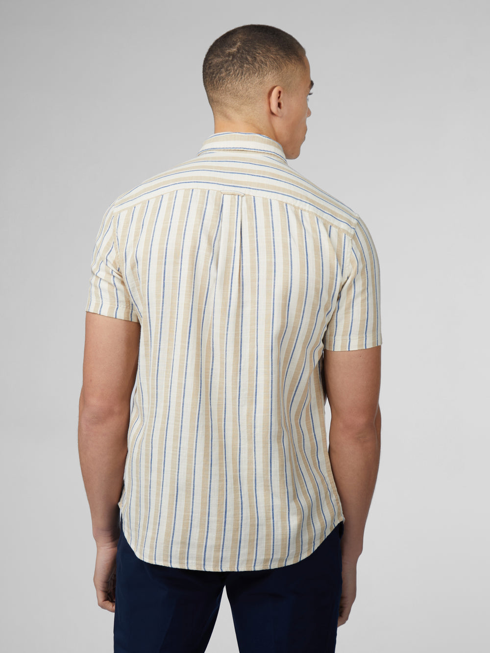 Košile Ben Sherman Signature Mod Stripe Bílé | HAC350479