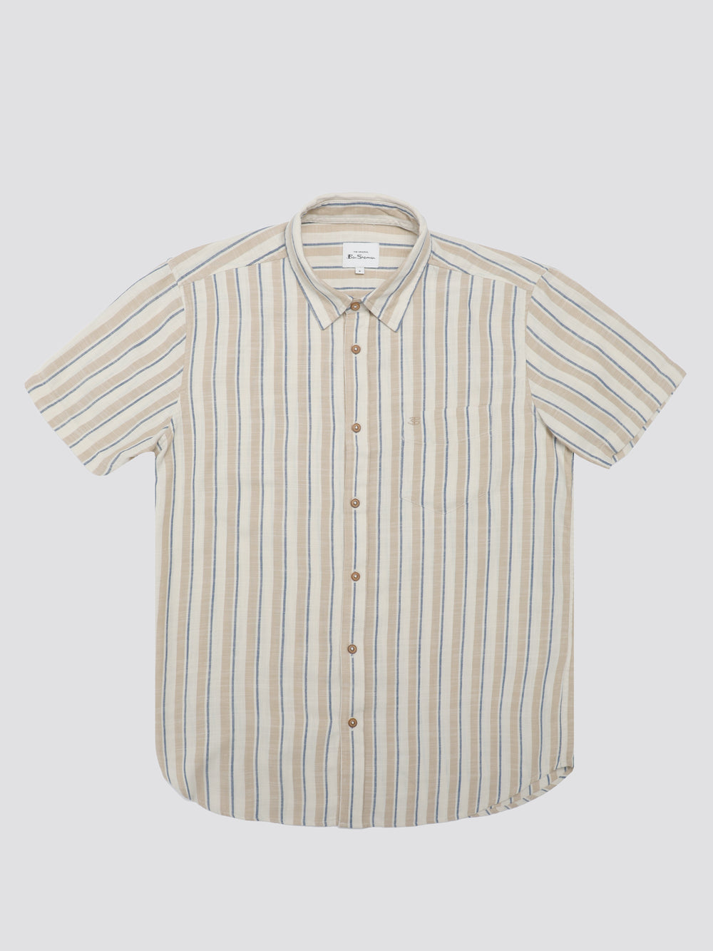 Košile Ben Sherman Signature Mod Stripe Bílé | HAC350479