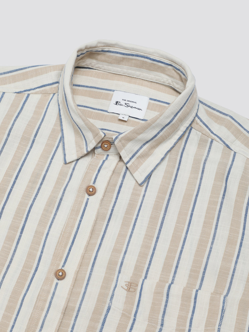 Košile Ben Sherman Signature Mod Stripe Bílé | HAC350479