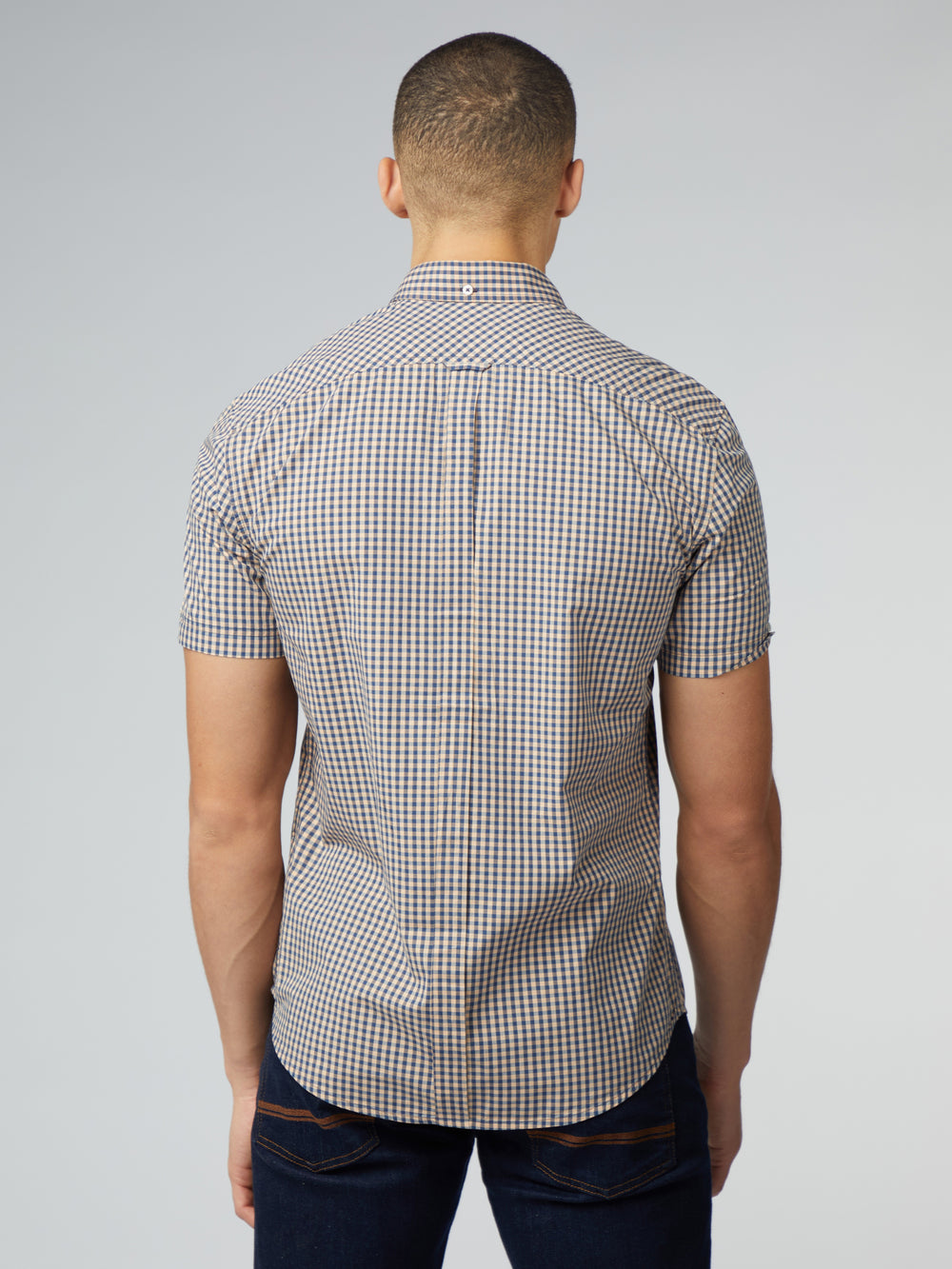 Košile Ben Sherman Signature Short Sleeve Gingham Měď Oranžové | MQR815427