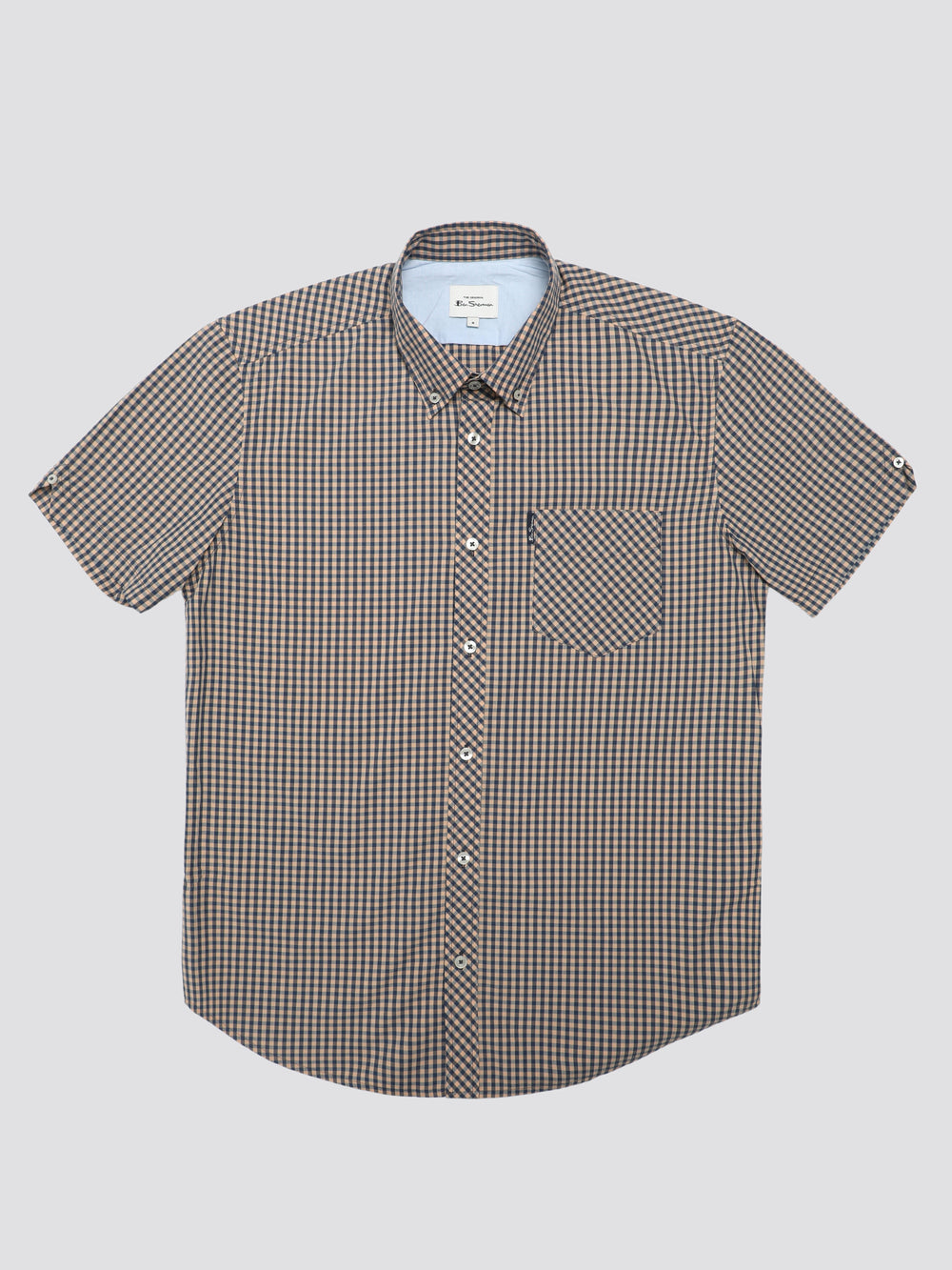 Košile Ben Sherman Signature Short Sleeve Gingham Měď Oranžové | MQR815427