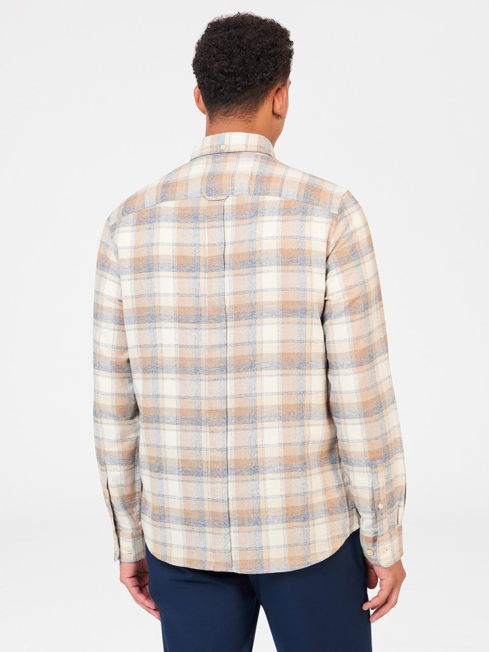 Košile Ben Sherman Twisted Yarn Check Hnědé | MWA579120