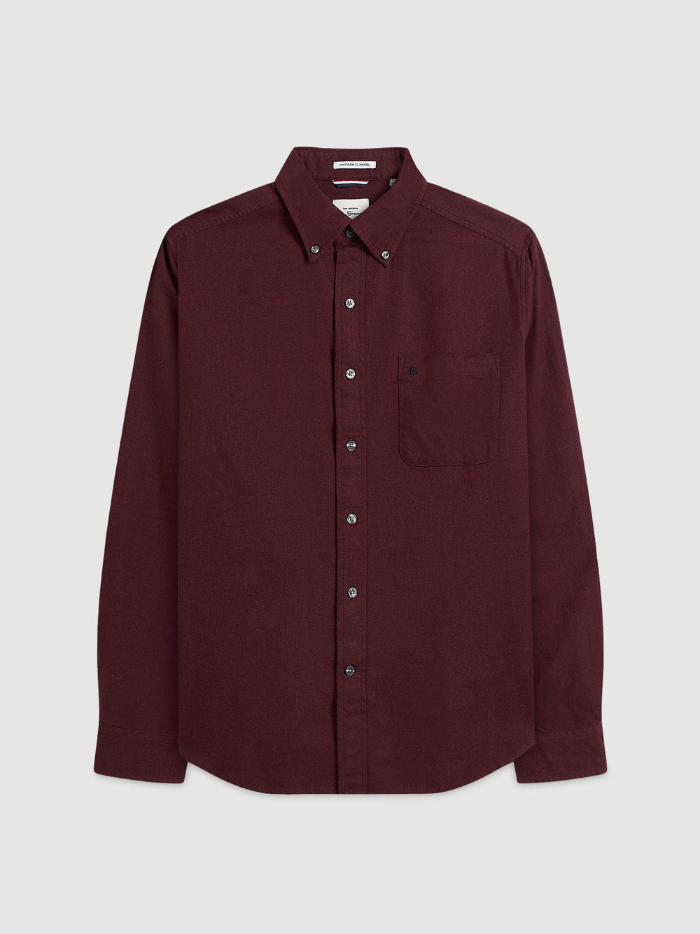 Košile Ben Sherman Uniform Flannel Vínové Tmavě Blankyt Béžový | EYB621430