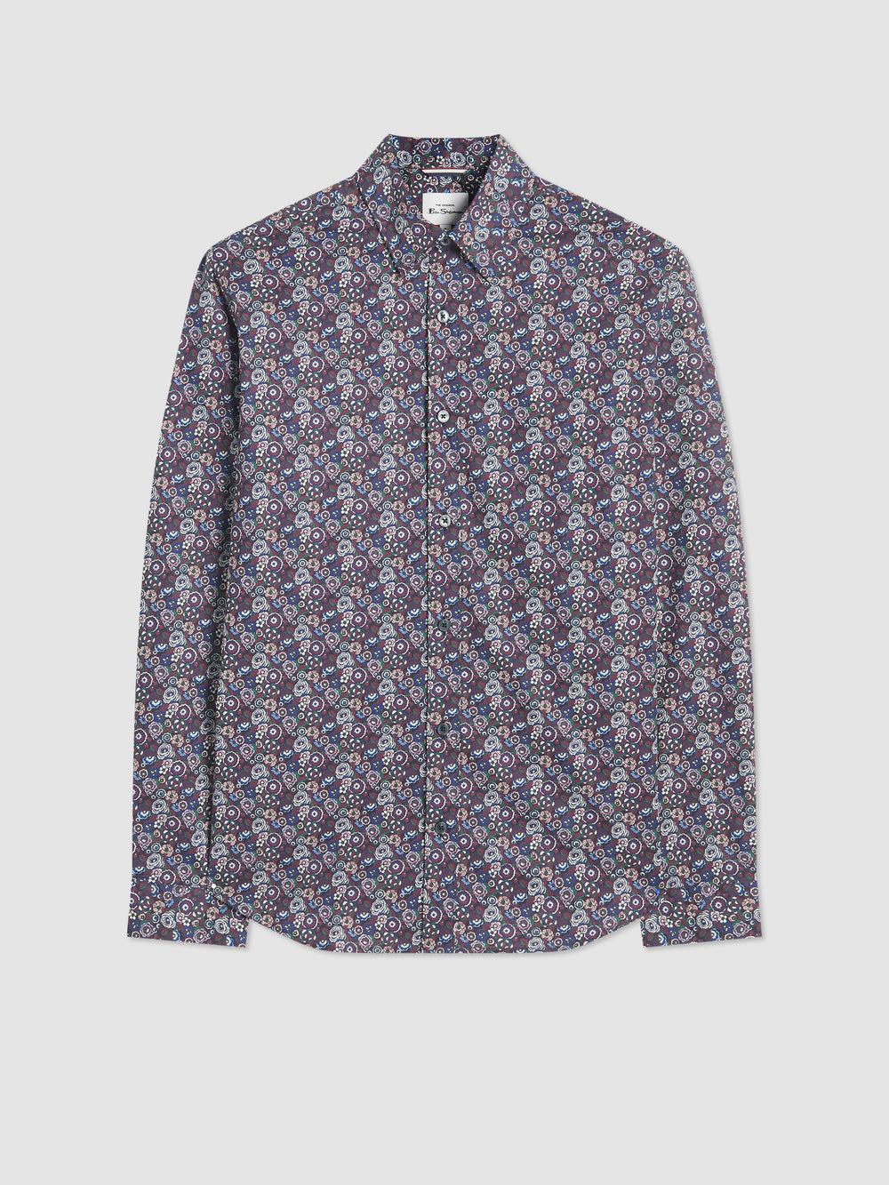 Košile Ben Sherman Winter Floral Fialové | DNO875931