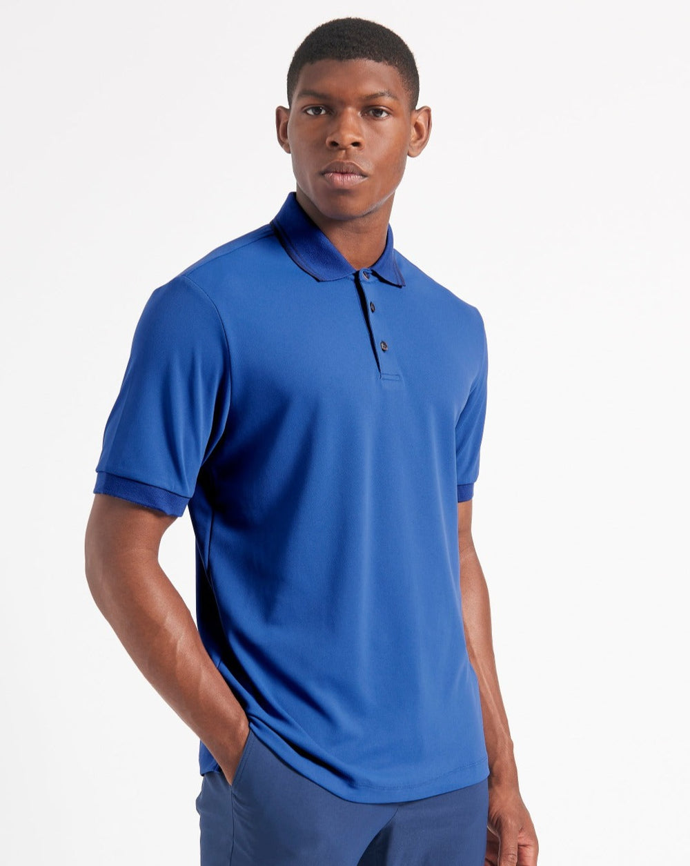 Polo Triko Ben Sherman 360 Motion Stretch Blankyt Královská Modrá | EUT041836