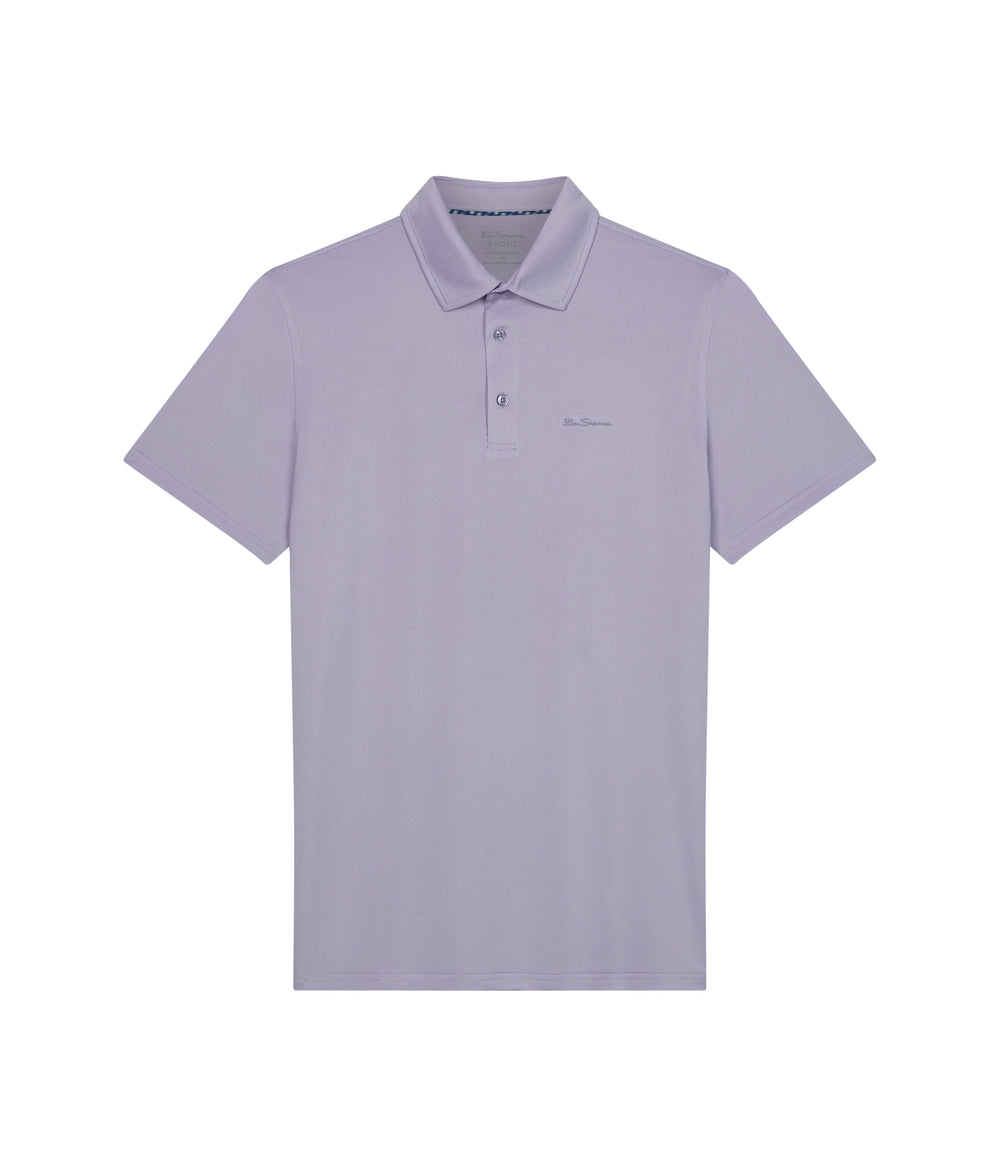 Polo Triko Ben Sherman Solid Air Pique Sports Fit Fialové | WCM179643