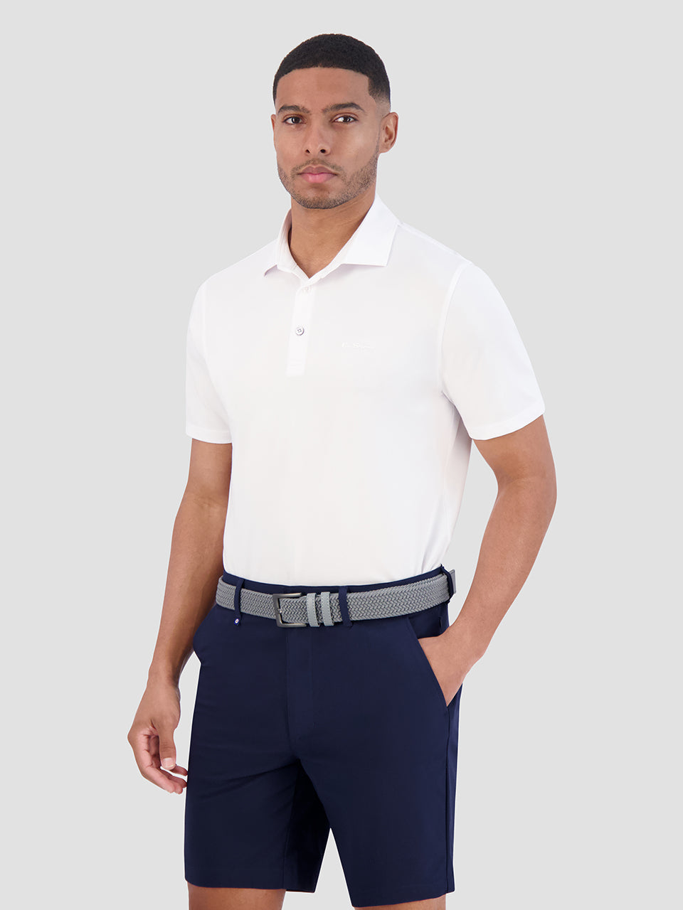 Polo Triko Ben Sherman Solid Air Pique Sports Fit Bílé | ZYP302956